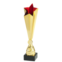 Pokal "Star" Gold - H&ouml;he ca. 31 cm