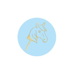 051 Hobby Horse / gold